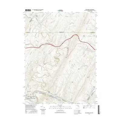 2016 Map of Bellegrove, 2016 Print