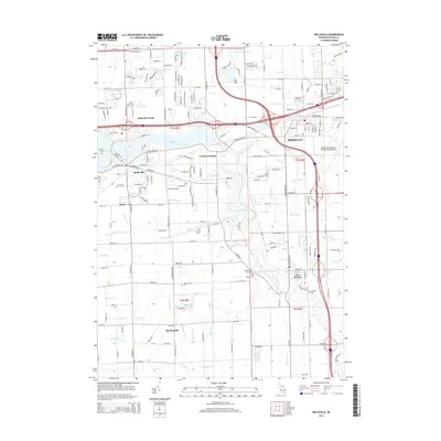 2014 Map of Belleville, 2014 Print