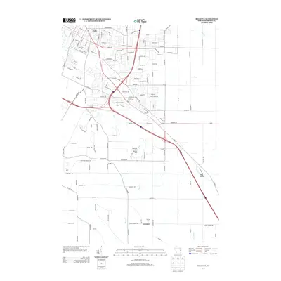 2013 Map of Bellevue, 2013 Print