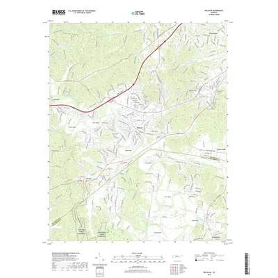 2019 Map of Bellevue, 2019 Print