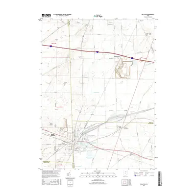 2016 Map of Bellevue, 2016 Print