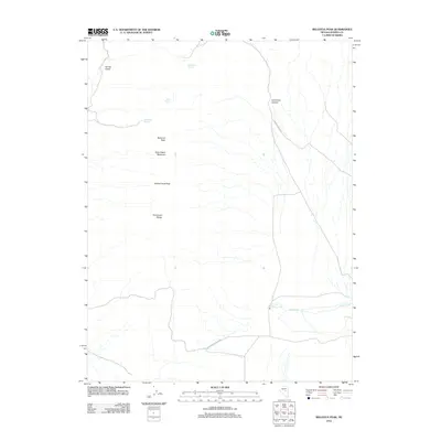 2012 Map of Bellevue Peak, 2012 Print