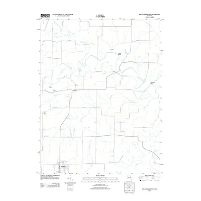2012 Map of Bellflower North, 2012 Print