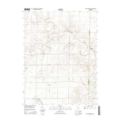 2014 Map of Bellflower North, 2014 Print