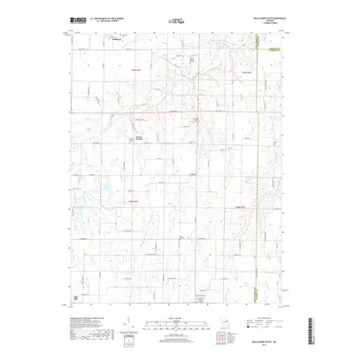2017 Map of Bellflower South, 2017 Print
