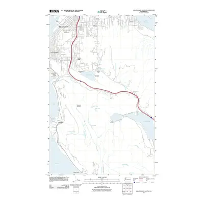 2011 Map of Bellingham South, 2011 Print