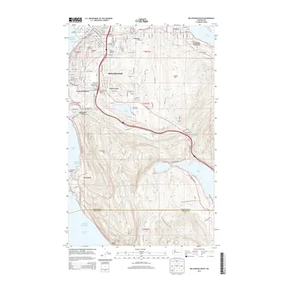2014 Map of Bellingham South, 2014 Print