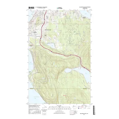 2017 Map of Bellingham South, 2017 Print