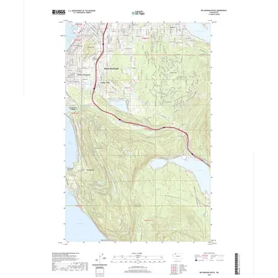2020 Map of Bellingham South, 2020 Print
