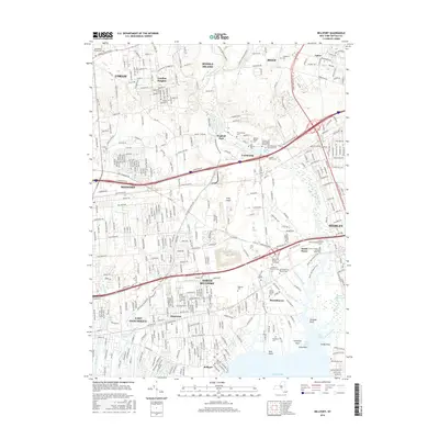 2016 Map of Bellport, 2016 Print