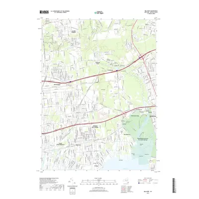 2019 Map of Bellport, 2019 Print