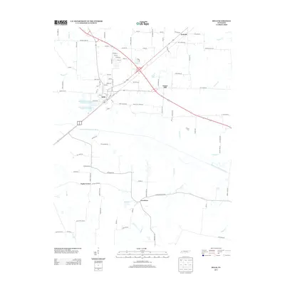 2013 Map of Bells, 2013 Print