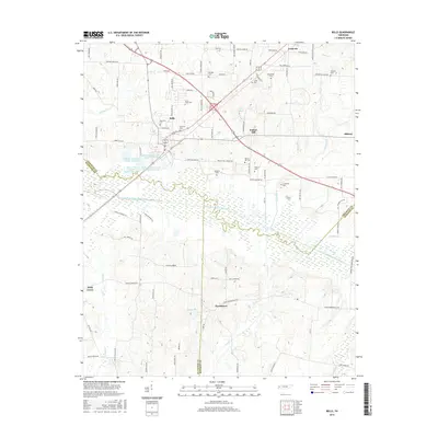 2016 Map of Bells, 2016 Print