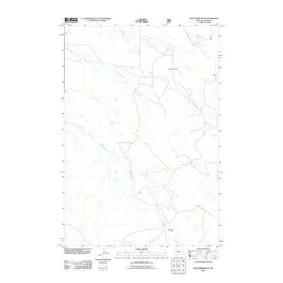 2011 Map of Belltower Butte, 2011 Print