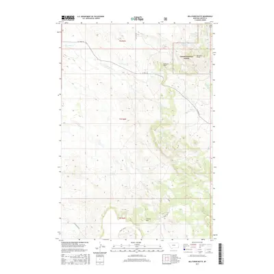 2017 Map of Belltower Butte, 2017 Print