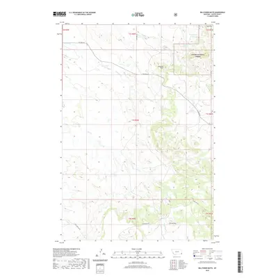 2020 Map of Belltower Butte, 2020 Print