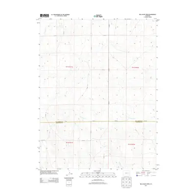 2013 Map of Bellyache Creek, 2013 Print