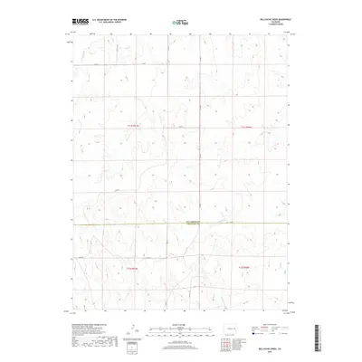 2019 Map of Bellyache Creek, 2019 Print