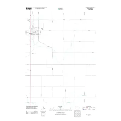 2013 Map of Belmond, 2013 Print