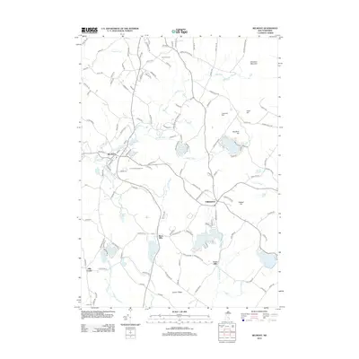 2012 Map of Belmont, 2012 Print
