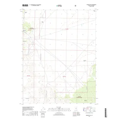 2018 Map of Belmont East, 2018 Print