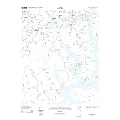 2013 Map of Belmont, 2013 Print