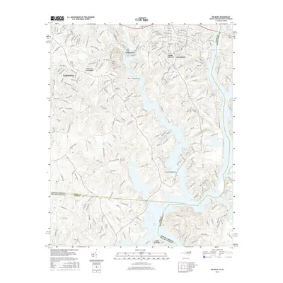 2016 Map of Belmont, 2016 Print