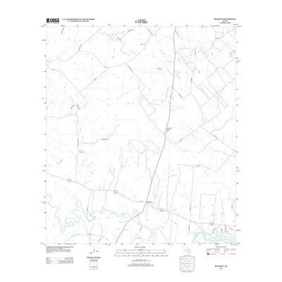 2013 Map of Belmont, 2013 Print