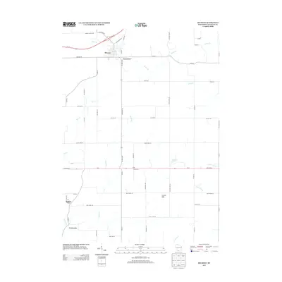 2013 Map of Belmont, 2013 Print