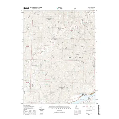 2014 Map of Belmont, 2014 Print