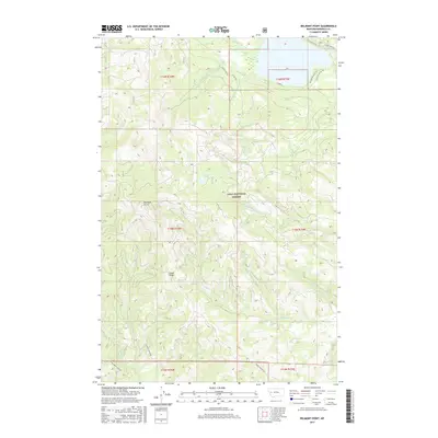 2017 Map of Belmont Point, 2017 Print