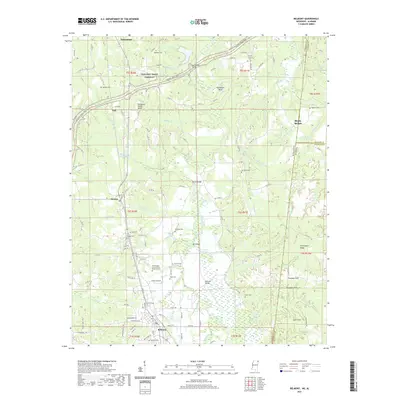 2021 Map of Belmont, 2021 Print