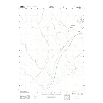 2012 Map of Belmont West, 2012 Print