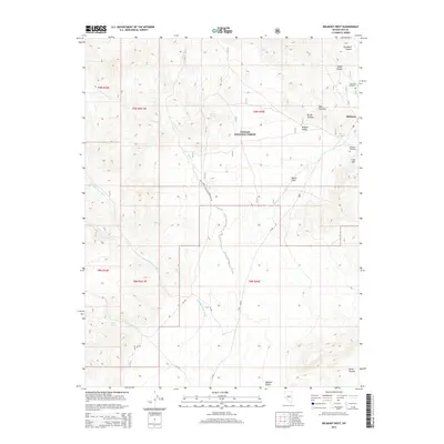 2014 Map of Belmont West, 2014 Print