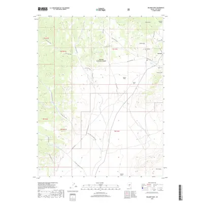 2018 Map of Belmont West, 2018 Print