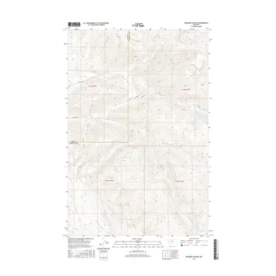 2017 Map of Belmore Sloughs, 2017 Print