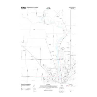 2013 Map of Beloit, 2013 Print