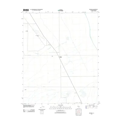 2012 Map of Belridge, 2012 Print