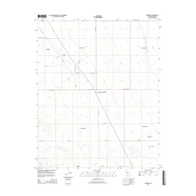 2015 Map of Belridge, 2015 Print