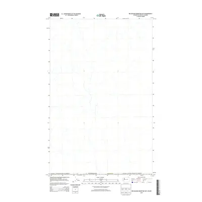 2014 Map of Belshazzar Mountain OE N, 2014 Print