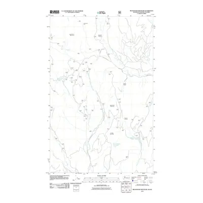 2011 Map of Belshazzar Mountain, 2011 Print