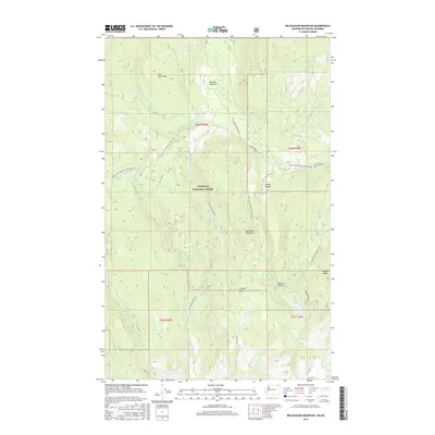 2017 Map of Belshazzar Mountain, 2017 Print