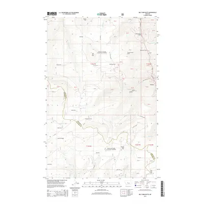 2014 Map of Belt Park Butte, 2014 Print