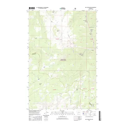 2017 Map of Belt Park Butte, 2017 Print