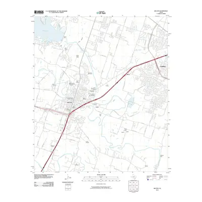 2010 Map of Belton, 2010 Print