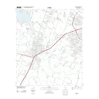 2012 Map of Belton, 2012 Print