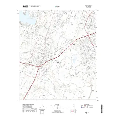 2019 Map of Belton, 2019 Print