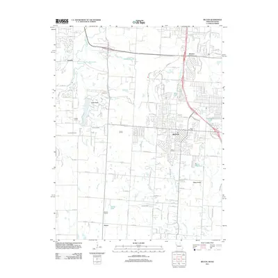 2011 Map of Belton, 2011 Print