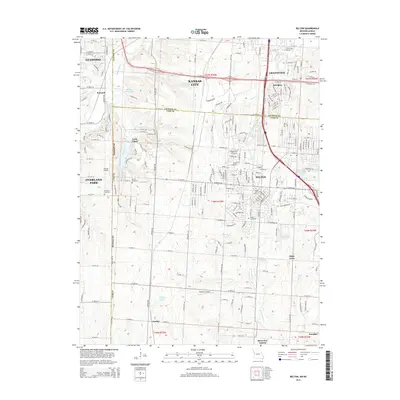 2015 Map of Belton, 2015 Print