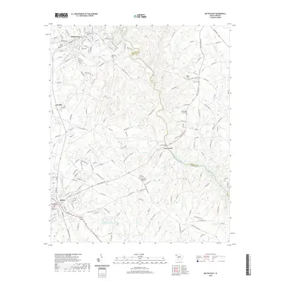 2020 Map of Belton East, 2020 Print